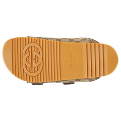 Gucci GG Canvas Sandals W Straps - vasre