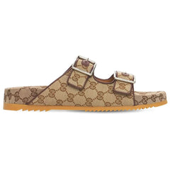 Gucci GG Canvas Sandals W Straps - vasre