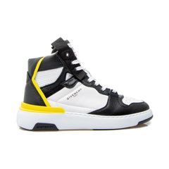 Givenchy Black And White High-top Wing Sneaker - vasre