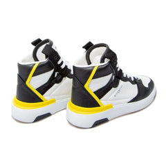 Givenchy Black And White High-top Wing Sneaker - vasre