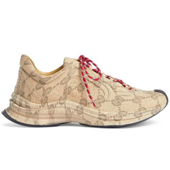 Gucci GG Rhyton 'Beige and ebony leather with GG water' - vasre