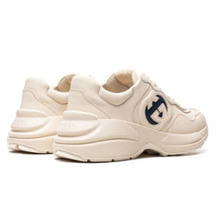 Gucci Rhyton lace-up sneakers 'beige' - vasre