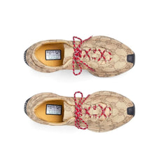 Gucci GG Rhyton 'Beige and ebony leather with GG water' - vasre