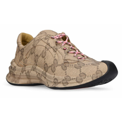 Gucci Run Sneaker 'Beige Ebony Monogram'