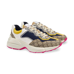 Gucci GG Supreme Rhyton sneakers - vasre