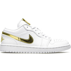 Nike Air Jordan 1 Retro Low 'White Metallic Gold' - vasre