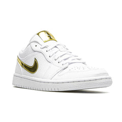 Nike Air Jordan 1 Retro Low 'White Metallic Gold' - vasre