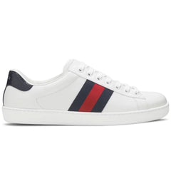 Gucci Ace Leather 'White Blue' - vasre