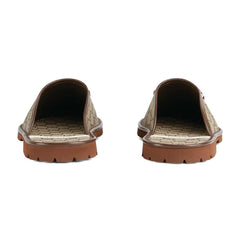 Gucci GG Supreme Horsebit-Detail Slippers - vasre
