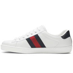 Gucci Ace Leather 'White Blue' - vasre