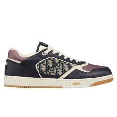 Dior B27 Low 'Dior Oblique - Deep Blue Plum' - vasre