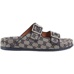 Gucci GG Supreme double-strap sandals - vasre