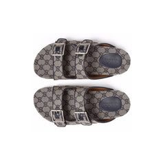 Gucci GG Supreme double-strap sandals - vasre