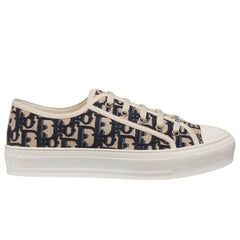 WALK'N'DIOR SNEAKER Blue Dior Oblique Embroidered Canvas - vasre