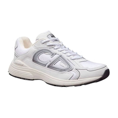 Dior B30 White Mesh And Technical Fabric Low Top Sneakers - vasre