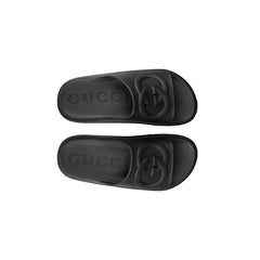 Gucci Interlocking G Miami Sliders - vasre