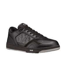 Dior B27 Low Black Dior Oblique Galaxy Leather Grey - vasre