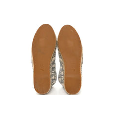 CHRISTIAN DIOR Oblique Embroidered Granville 15mm Espadrilles 37 Grey Stone - vasre