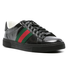 Gucci  Ace GG Crystal canvas sneakers 'Black' - vasre