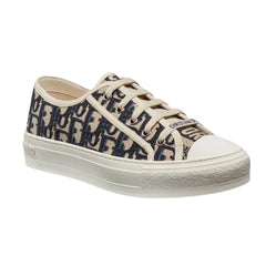WALK'N'DIOR SNEAKER Blue Dior Oblique Embroidered Canvas - vasre