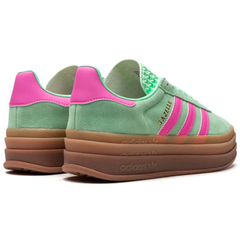Adidas Gazelle Bold 'Pulse Mint Screaming Pink' - vasre