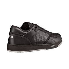 Dior B27 Low Black Dior Oblique Galaxy Leather Grey - vasre
