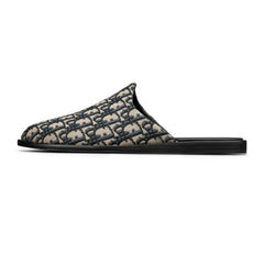 Indior Mule Beige and Black Dior Oblique Jacquard - vasre