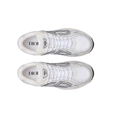 Dior B30 White Mesh And Technical Fabric Low Top Sneakers - vasre