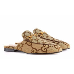 Gucci Princetown monogram mules - vasre