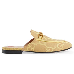 Gucci Jumbo GG Princetown Slipper 'Yellow' - vasre