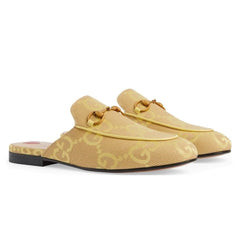 Gucci Jumbo GG Princetown Slipper 'Yellow' - vasre