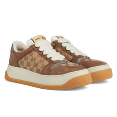 Gucci Screener GG Supreme sneakers 'brown' - vasre