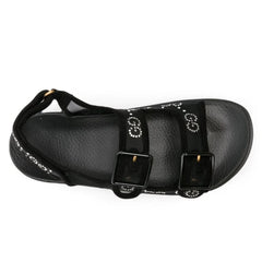 Gucci crystal-embellished monogram-pattern sandals 