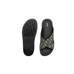 Dior Alias Sandal 'Dior Oblique - Beige Black' - vasre