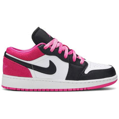 Air Jordan 1 Low SE GS 'Black Active Fuchsia' - vasre