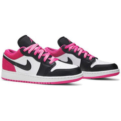 Air Jordan 1 Low SE GS 'Black Active Fuchsia' - vasre