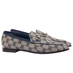 Women's Gucci Jordaan Loafer 'Beige Blue' - vasre