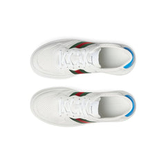 GUCCI Leather GG Embossed Sneakers 