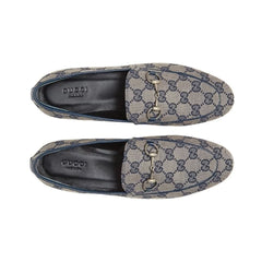 Women's Gucci Jordaan Loafer 'Beige Blue' - vasre