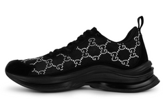 Gucci Crystal Gg Run Sneakers 