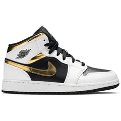 Air Jordan 1 Mid GS 'White Gold' - vasre