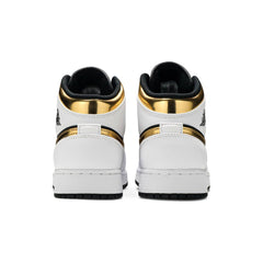 Air Jordan 1 Mid GS 'White Gold' - vasre