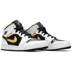 Air Jordan 1 Mid GS 'White Gold' - vasre