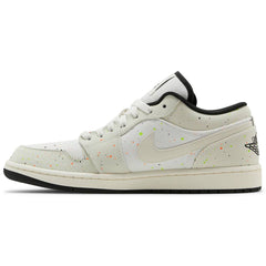Air Jordan 1 Low 'Brushstroke Swoosh - Paint Splatter' - vasre