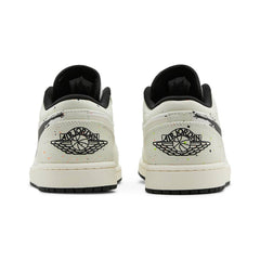 Air Jordan 1 Low 'Brushstroke Swoosh - Paint Splatter' - vasre
