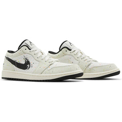 Air Jordan 1 Low 'Brushstroke Swoosh - Paint Splatter' - vasre