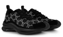 Gucci Crystal Gg Run Sneakers 