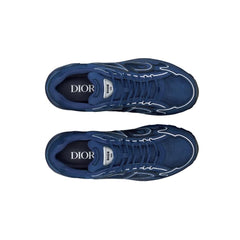 Dior B30 Dark Blue Knit And Technical Fabric - vasre