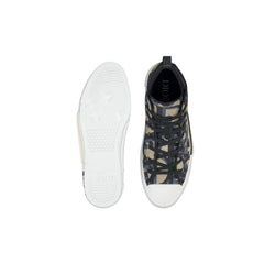 Dior B23 High 'Maxi Dior Oblique - Beige Black' - vasre