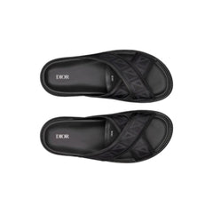 Dior Aqua Sandal 'CD Diamond - Black' - vasre